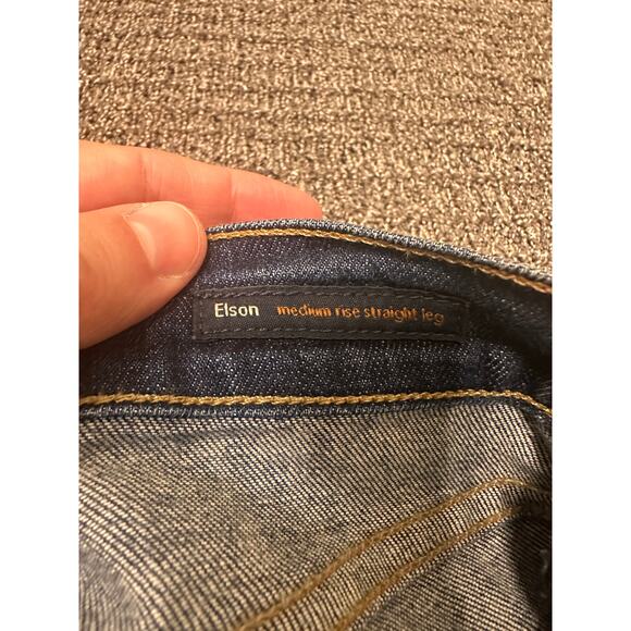 Citizens of Humanity Elson Medium Rise Straight Leg Womens Blue Jeans‎ Sz 28 - Picture 5 of 11